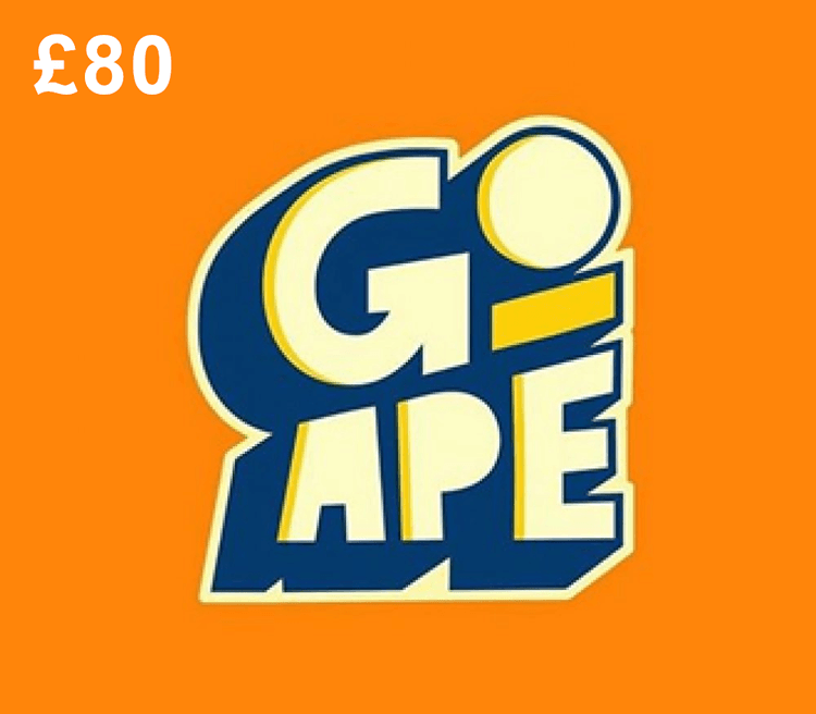 Go Ape £80 هدية بطاقة بريطاني