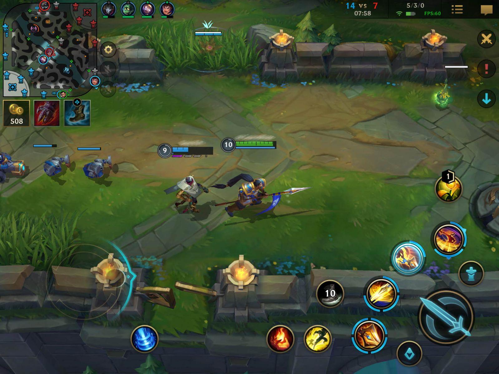 Screen Shot image 2 League Of Legends Wild Rift Level 10+ ASIA Region Ranked Ready Game حساب