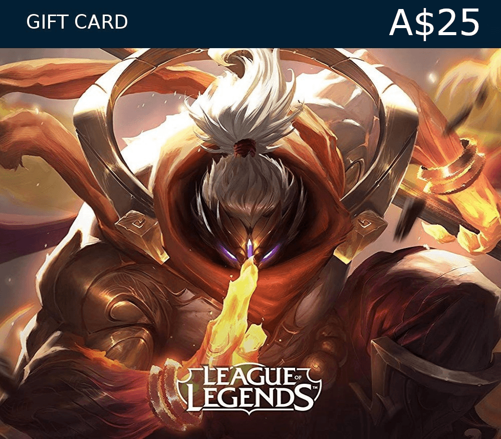League of Legends A$25 Prepaid RP Card AU
