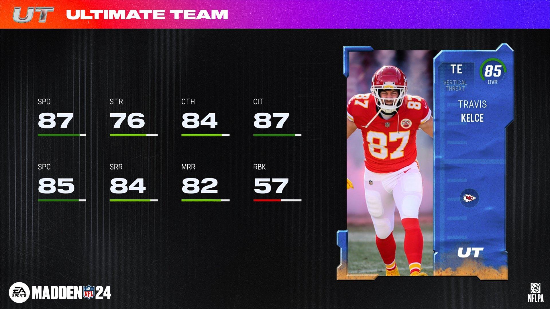 Screen Shot image 0 Madden NFL 24 - Travis Kelce 85 OVR MUT Pack إكس بوكس سيريس X|S كود رقمي
