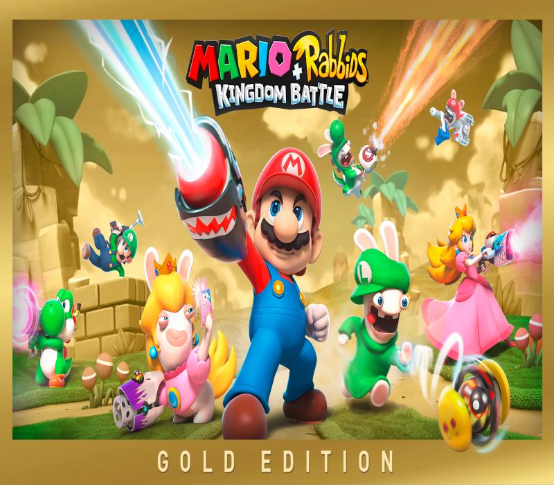 Mario + Rabbids Kingdom Battle اصدار النسخة الذهبية اوروبي نينتندو سويتش كود رقمي