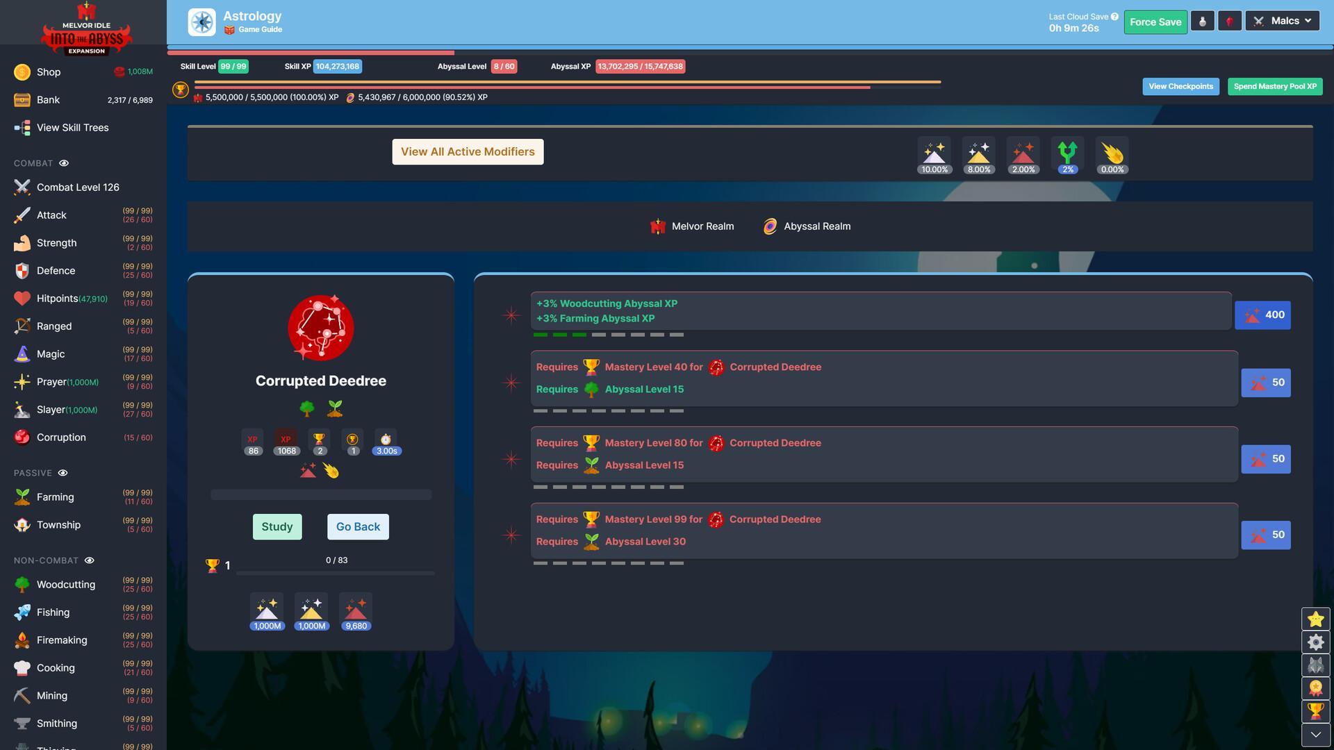 Screen Shot image 3 Melvor Idle - Into The Abyss DLC بي سي ستيم كود رقمي