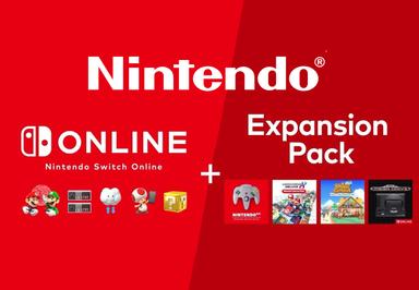 نينتندو سويتش Online - 12 اشهر (365 ايام) Family عضوية + Expansion Pack CH