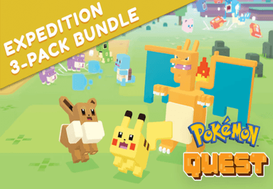 Pokemon Quest - Expedition 3-Pack DLC اوروبي نينتندو سويتش كود رقمي