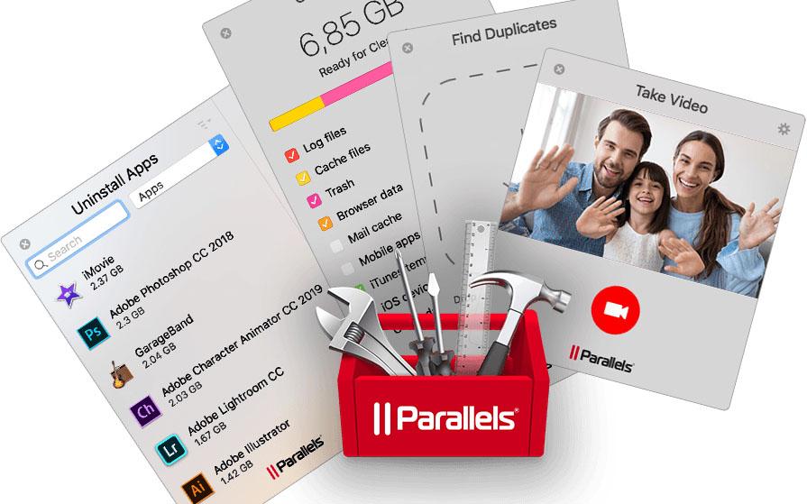 Screen Shot image 0 Parallels Toolbox - 1 سنه اشتراك بي سي مفتاح