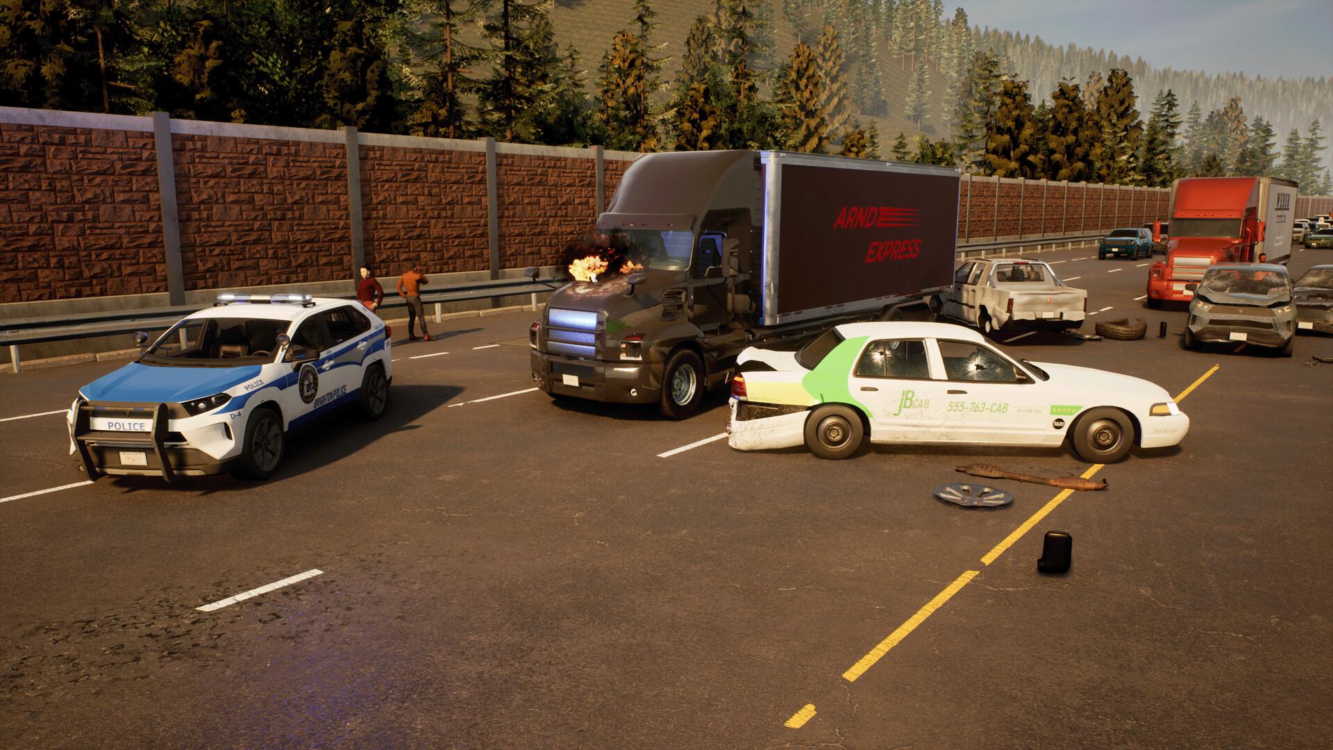 Screen Shot image 1 Police Simulator: Patrol Officers: Highway Patrol Expansion DLC اوروبي بي سي ستيم كود رقمي