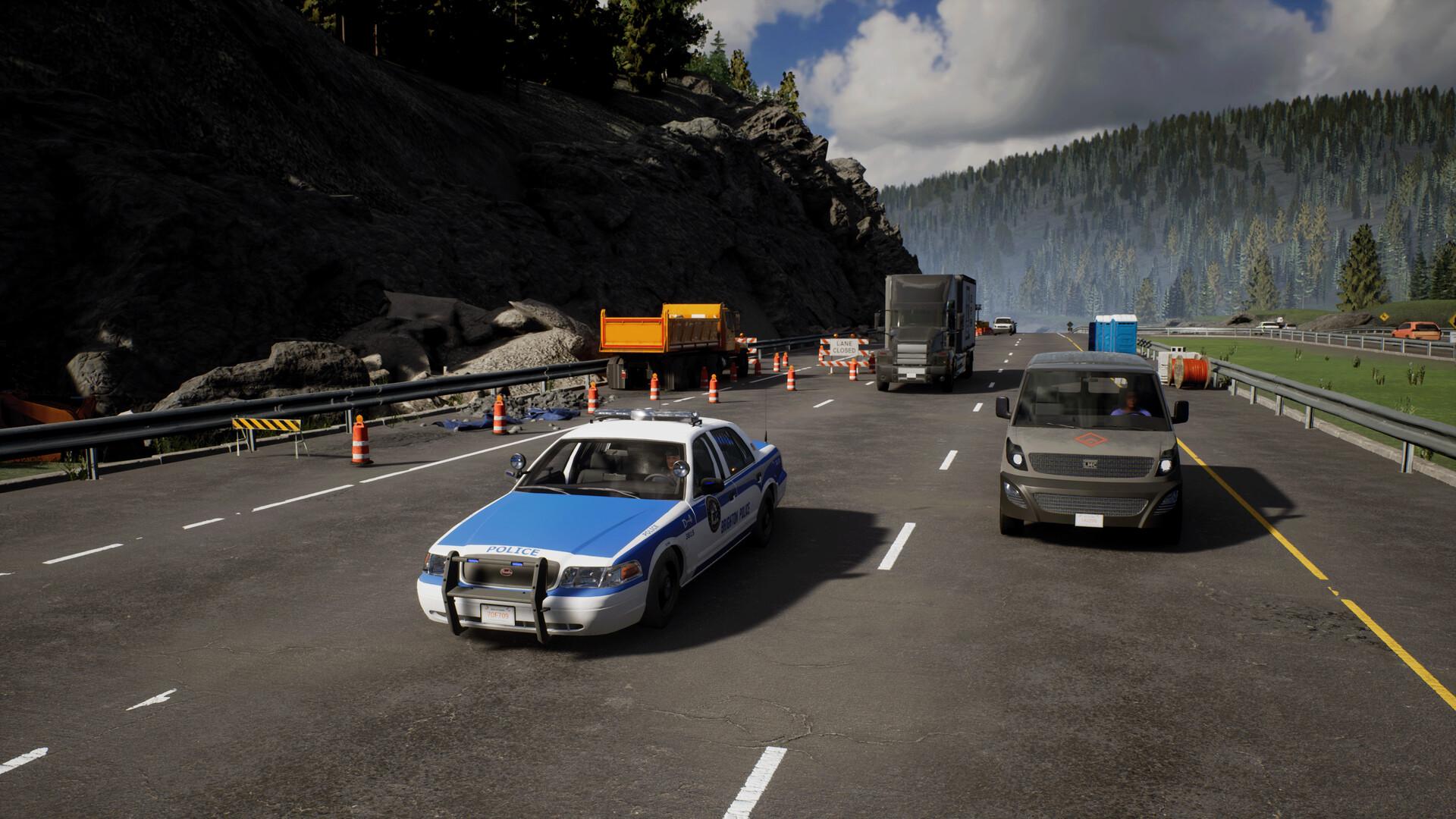 Screen Shot image 3 Police Simulator: Patrol Officers: Highway Patrol Expansion DLC اوروبي بي سي ستيم كود رقمي