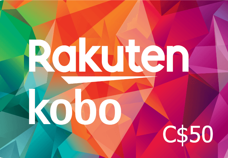 Rakuten Kobo C$50 EGift بطاقة كندا
