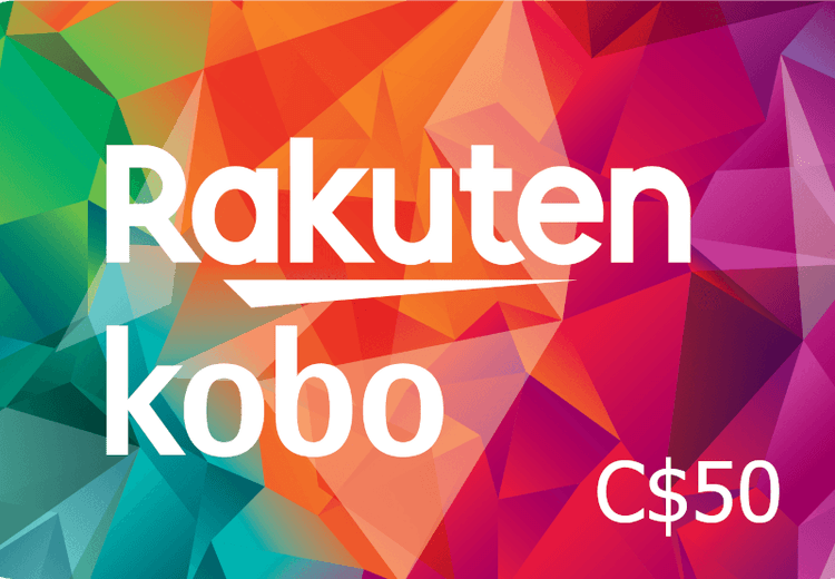 Rakuten Kobo C$50 EGift بطاقة كندا