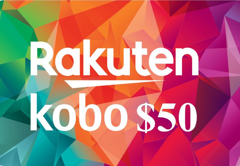 Rakuten Kobo $50 EGift بطاقة Global