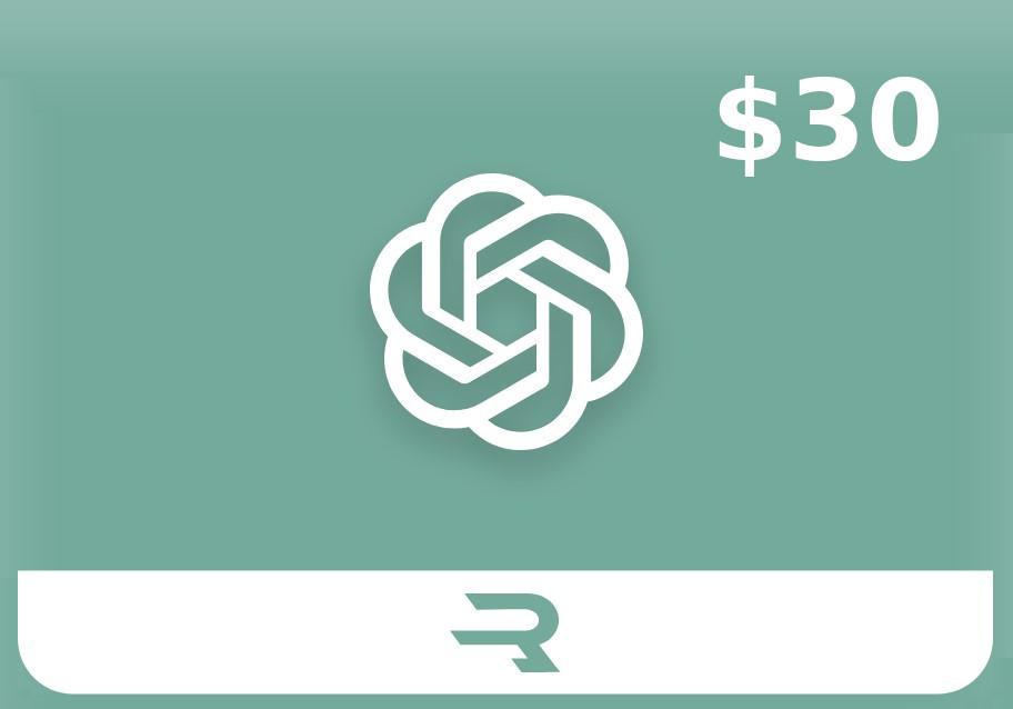 Rewarble ChatGPT $30 هدية بطاقة