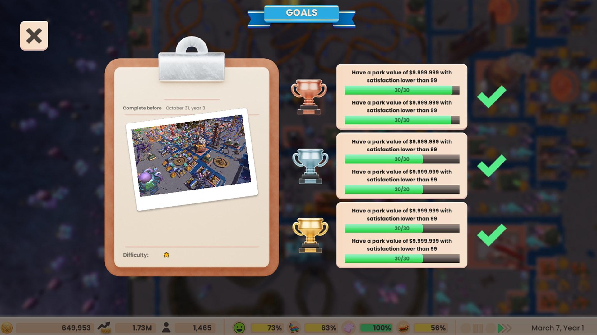 Screen Shot image 3 RollerCoaster Tycoon Adventures اصدار الديلوكس امريكي اكسبوكس 1 / إكس بوكس سيريس X|S كود رقمي