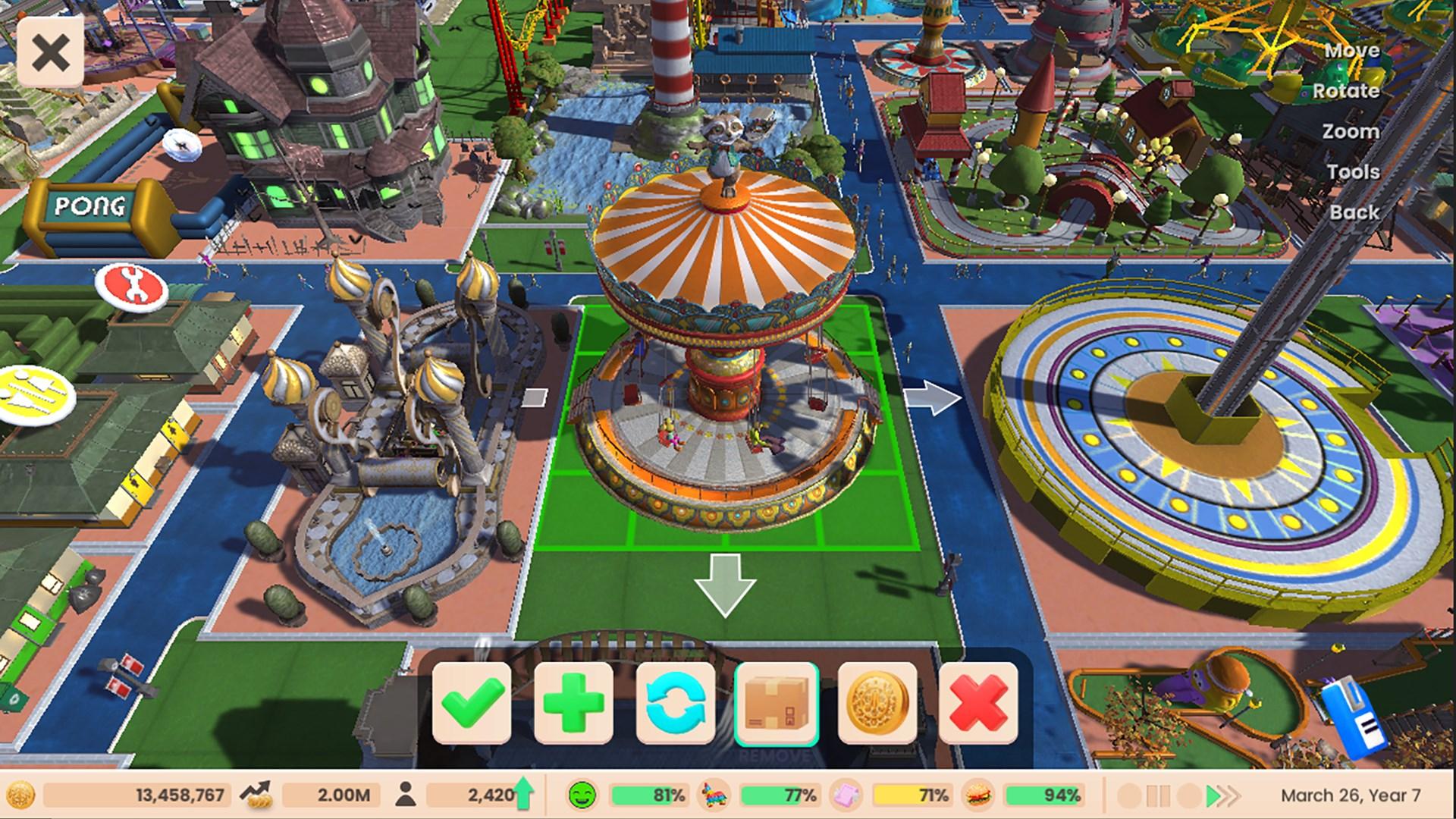 Screen Shot image 1 RollerCoaster Tycoon Adventures اصدار الديلوكس امريكي اكسبوكس 1 / إكس بوكس سيريس X|S كود رقمي