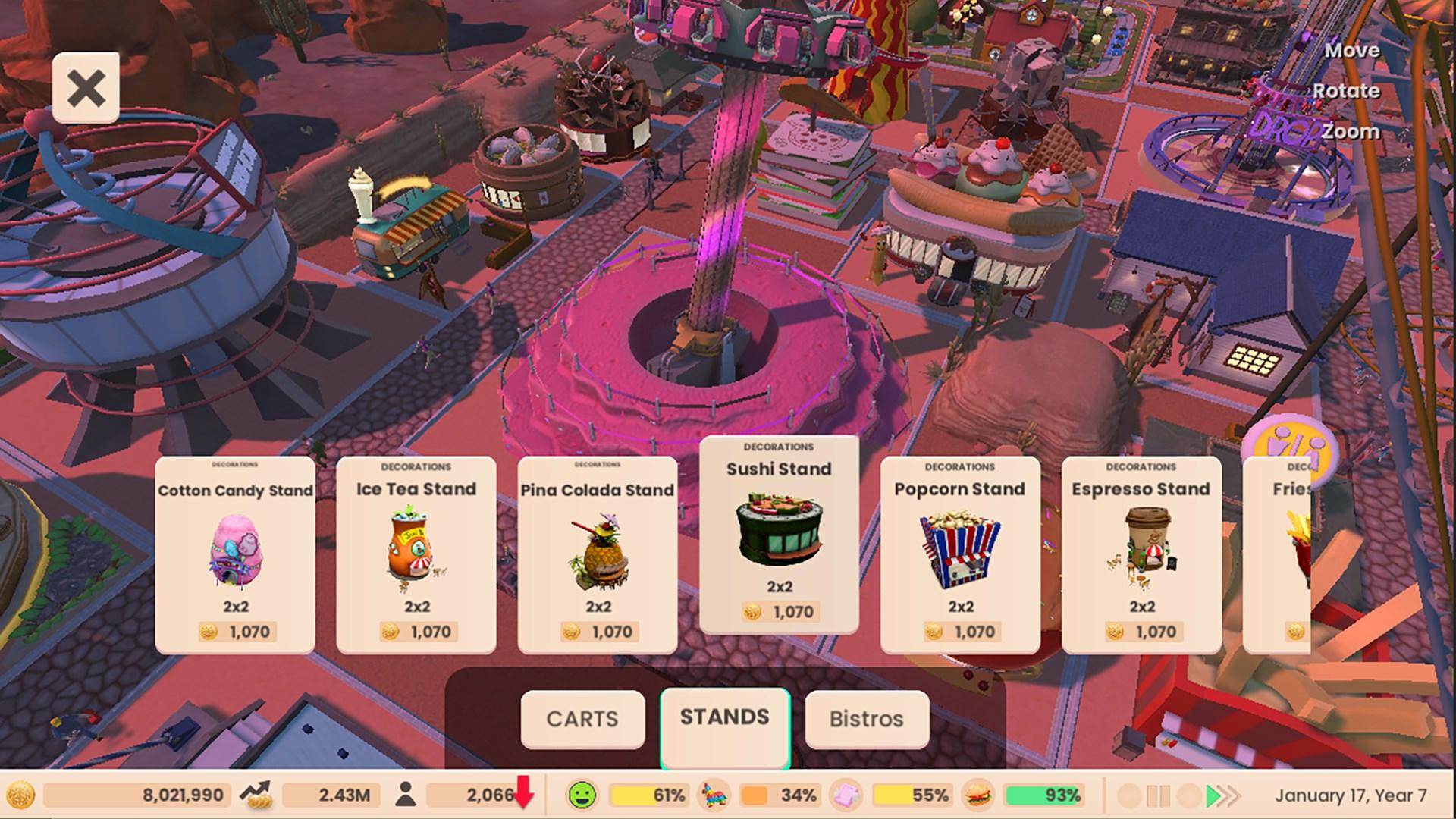 Screen Shot image 8 RollerCoaster Tycoon Adventures اصدار الديلوكس امريكي اكسبوكس 1 / إكس بوكس سيريس X|S كود رقمي
