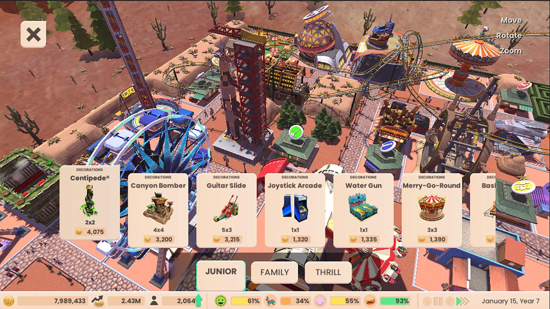 Screen Shot image 6 RollerCoaster Tycoon Adventures اصدار الديلوكس امريكي اكسبوكس 1 / إكس بوكس سيريس X|S كود رقمي