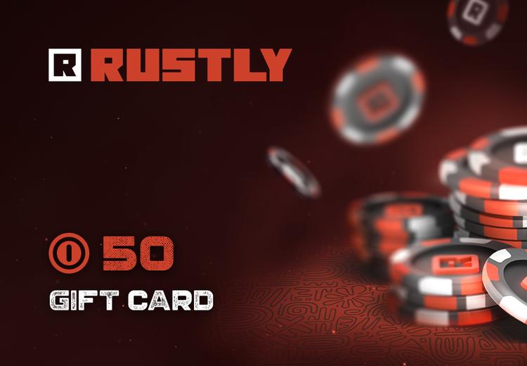 Rustly 50 Coin هدية بطاقة