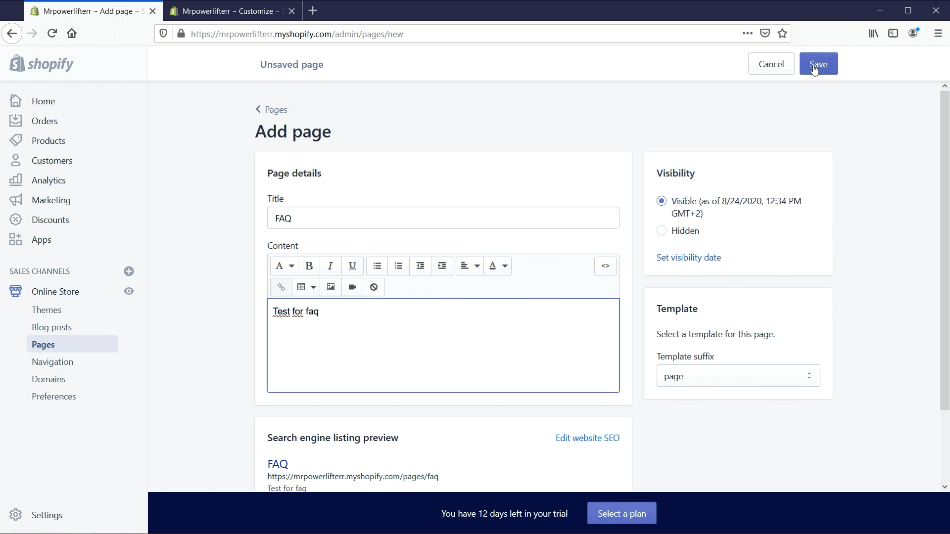 Screen Shot image 2 Start Shopify Print On Demand Business Alpha Academy كود