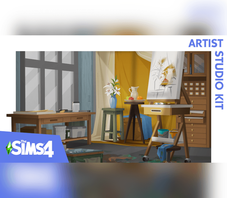 The Sims 4 - Artist Studio Kit DLC EU PC EA App CD Key
