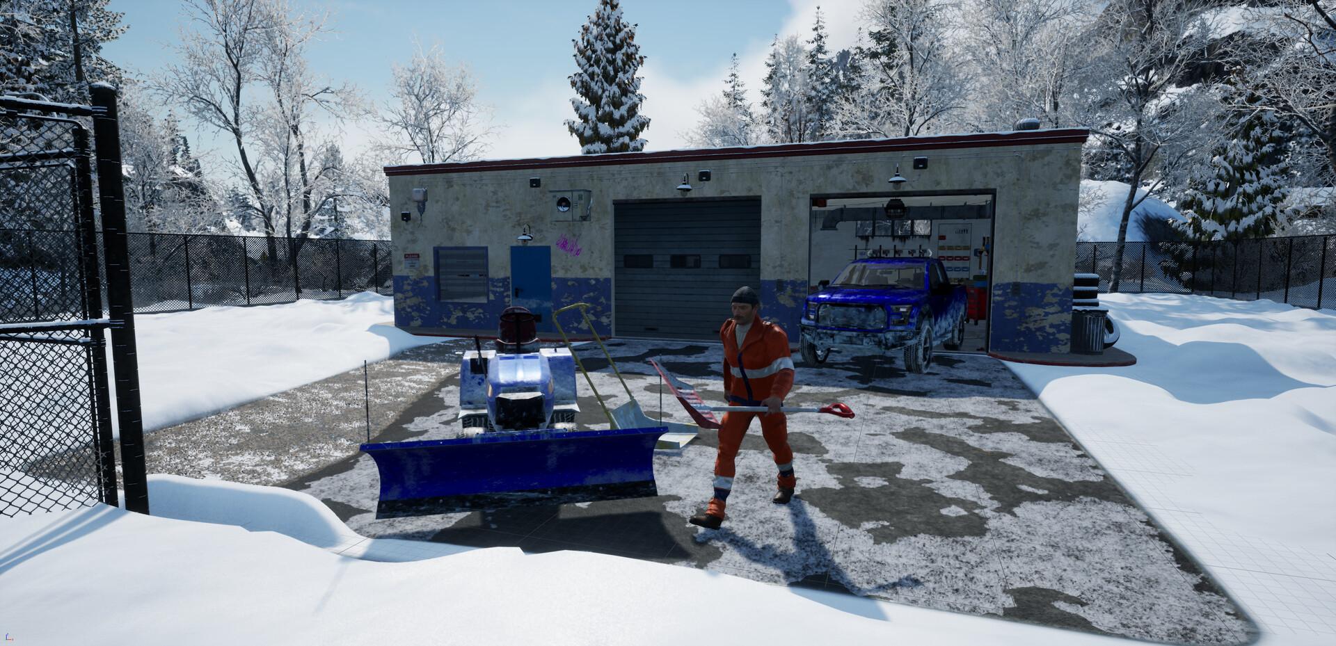 Screen Shot image 7 Snow Plowing Simulator بي سي ستيم كود رقمي