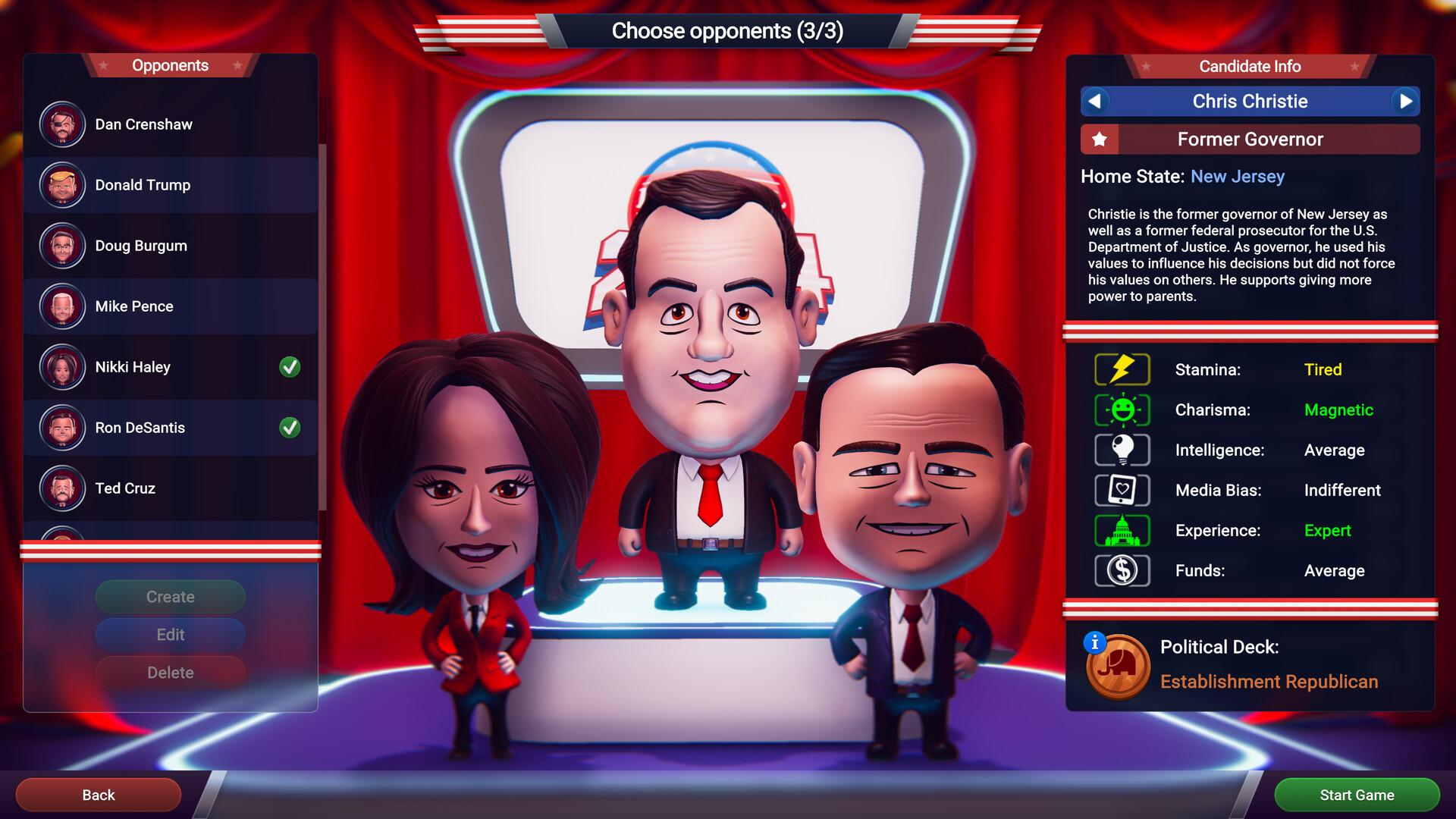Screen Shot image 3 The Political Machine 2024 بي سي ستيم كود رقمي