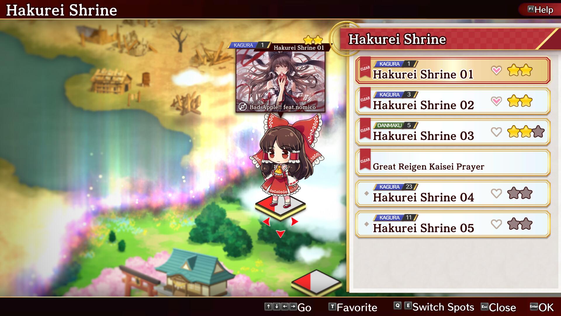 Screen Shot image 4 Touhou Danmaku Kagura Phantasia Lost اوروبي نينتندو سويتش كود رقمي