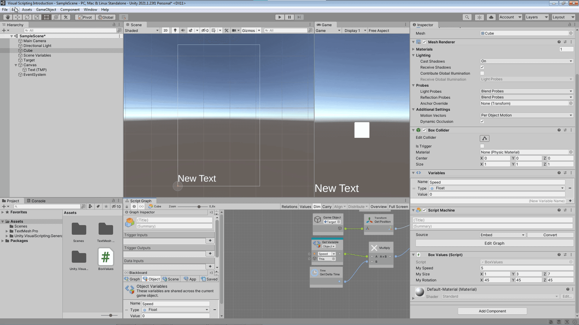 Screen Shot image 2 Visual Scripting In Unity Masterclass Alpha Academy كود