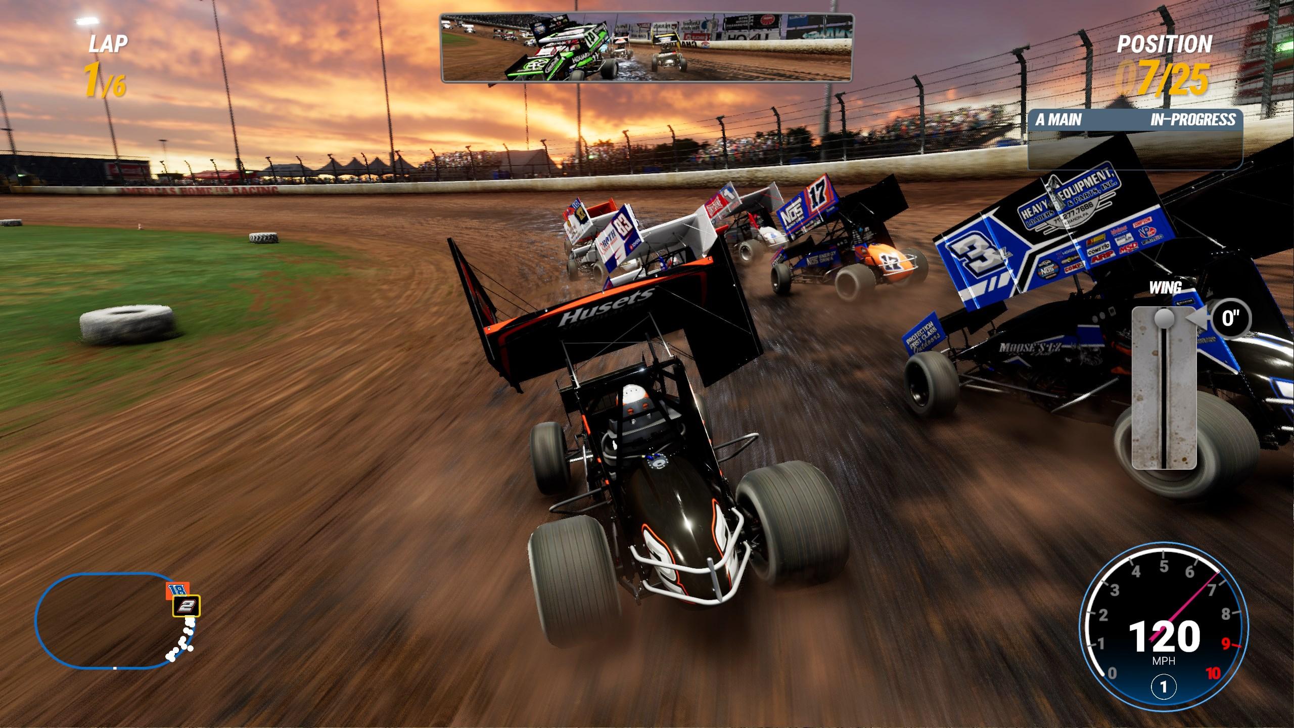 Screen Shot image 2 World Of Outlaws: Dirt Racing 24 اصدار النسخة الذهبية اوروبي اكسبوكس 1 / إكس بوكس سيريس XlS كود رقمي