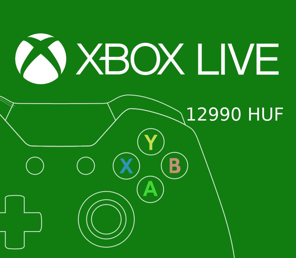 إكس بوكس Live 12990 HUF Prepaid بطاقة HU