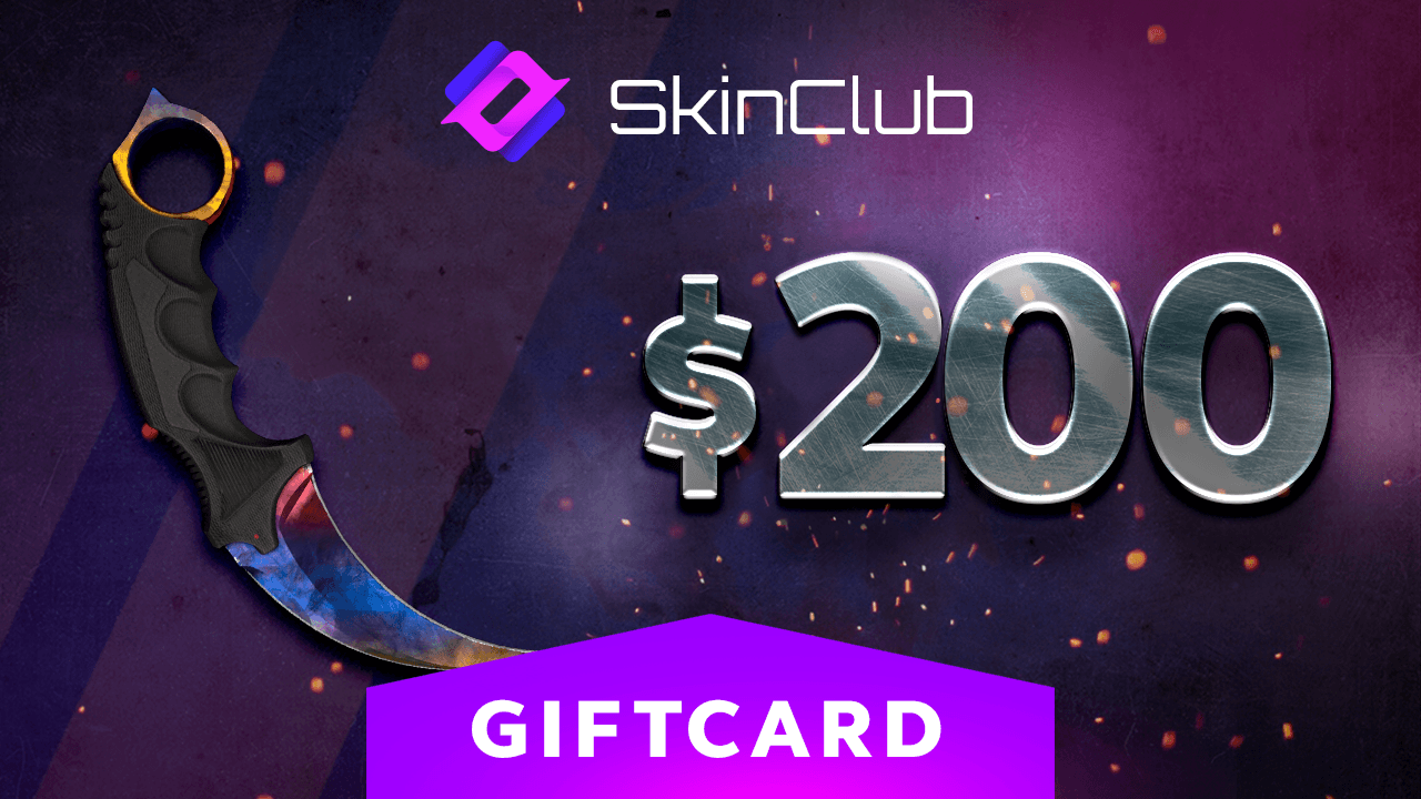 Screen Shot image 0 Skin.Club $200 هدية بطاقة