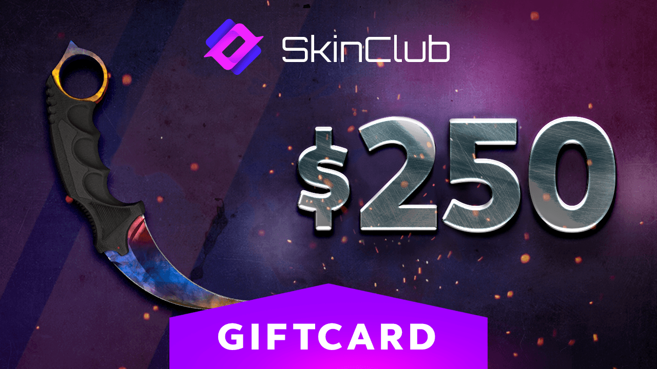 Screen Shot image 0 Skin.Club $250 هدية بطاقة