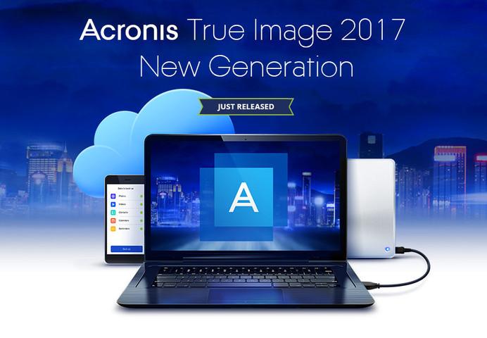 Acronis True Image 2017 مفتاح (مدى الحياة / 1 جهاز)