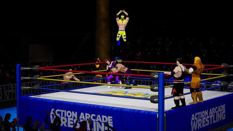 Screen Shot image 2 Action Arcade Wrestling أمريكا الشمالية بلايستيشن 5 كود رقمي