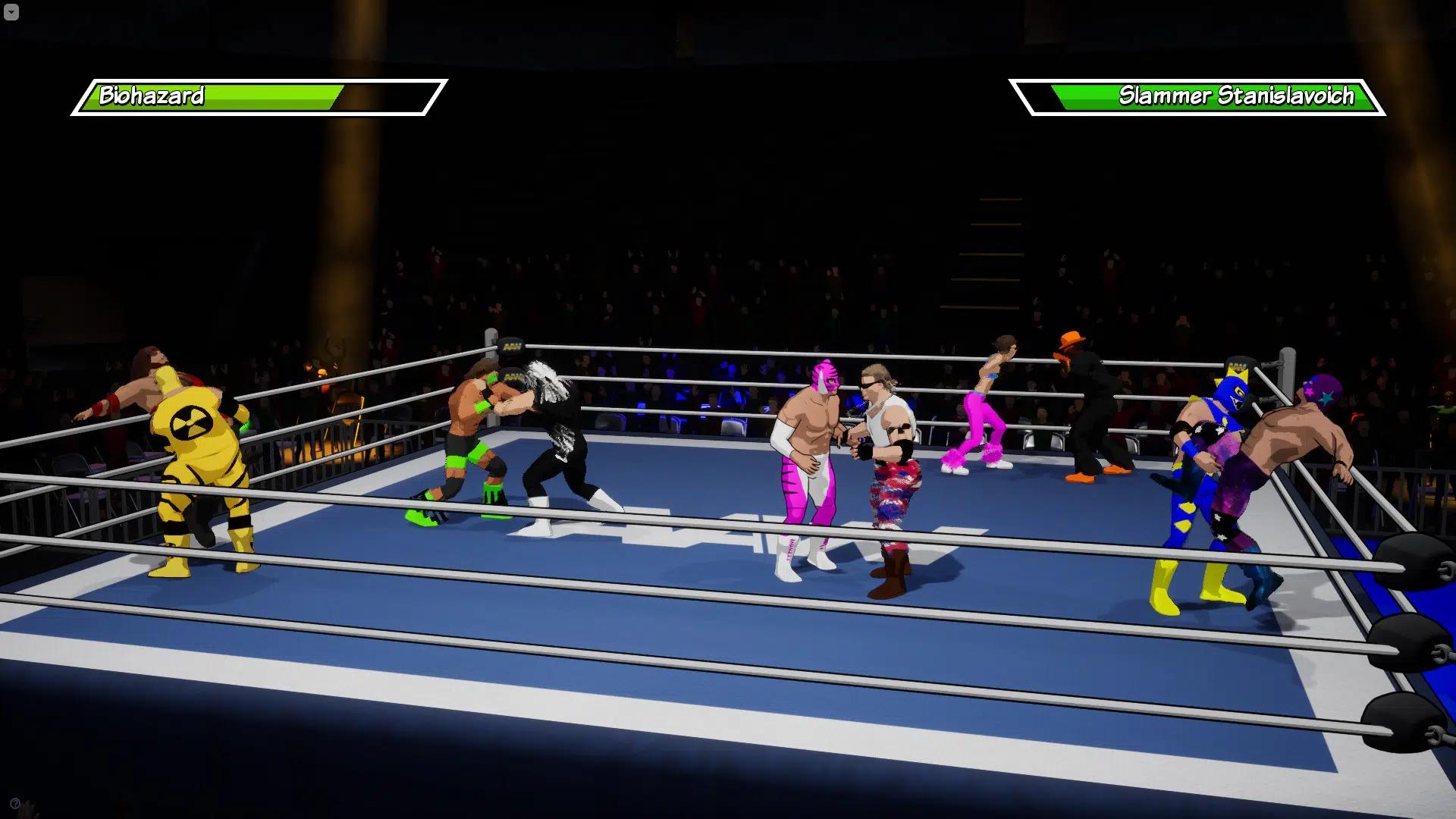 Screen Shot image 4 Action Arcade Wrestling أمريكا الشمالية بلايستيشن 5 كود رقمي