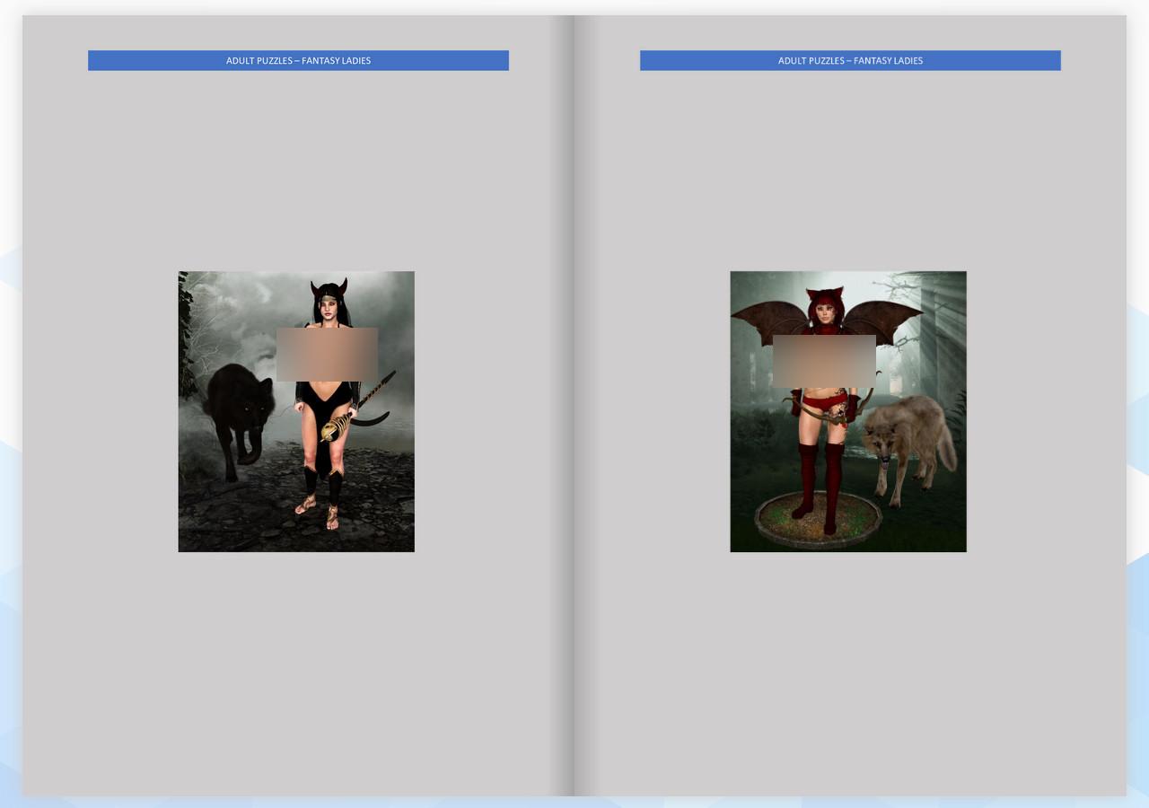 Screen Shot image 0 Adult Puzzles - Fantasy Ladies ArtBook ستيم كود رقمي