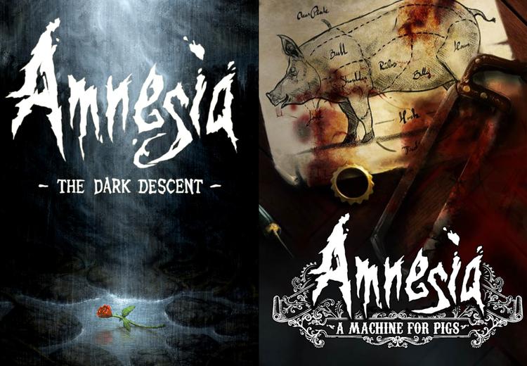 Amnesia: The Dark Descent + Amnesia: A Machine For Pigs ستيم كود رقمي