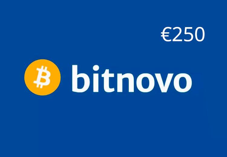 BitNovo Crypto بطاقة €250 اوروبي