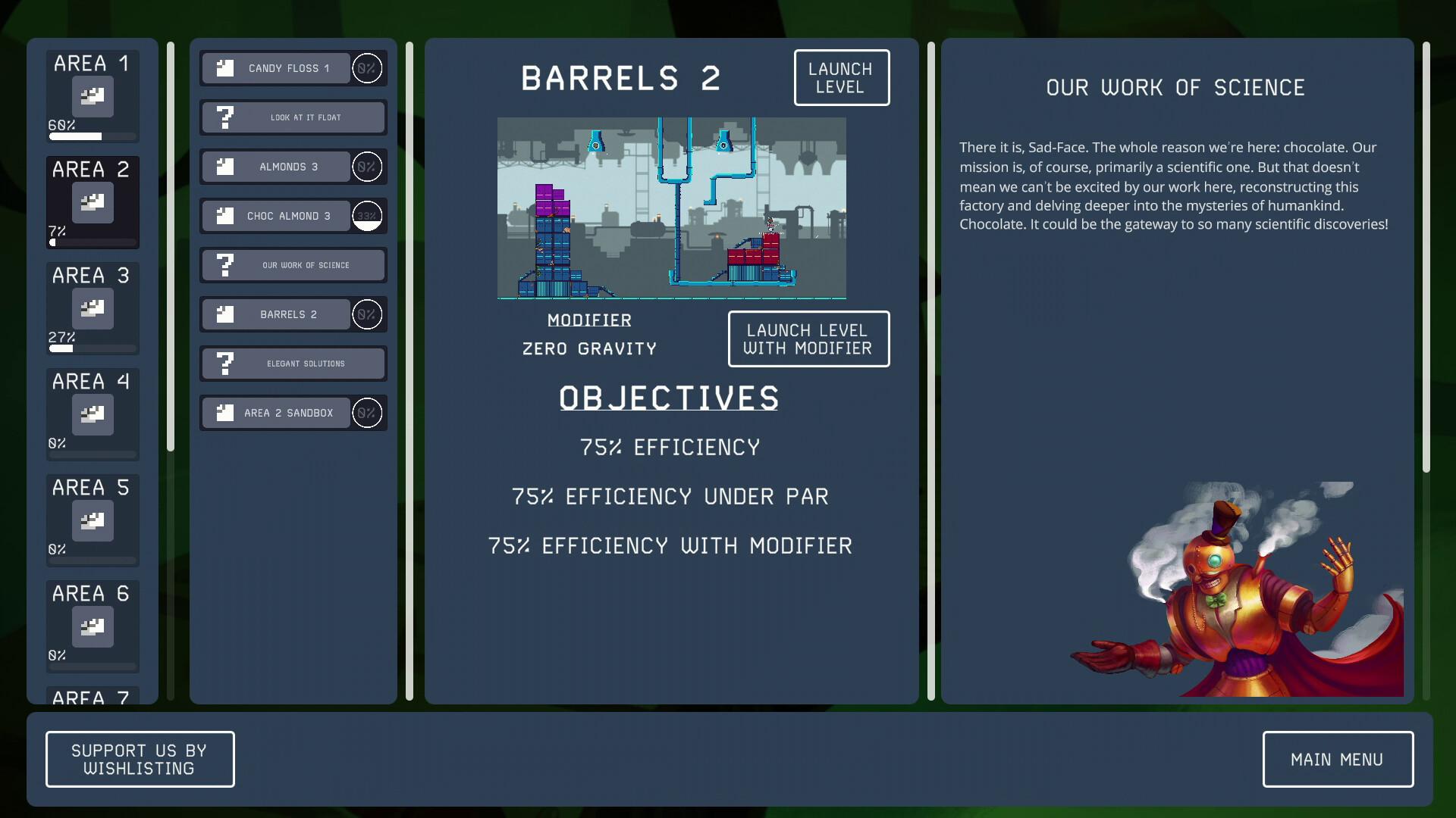 Screen Shot image 0 Captain Contraption'S Chocolate Factory بي سي ستيم كود رقمي