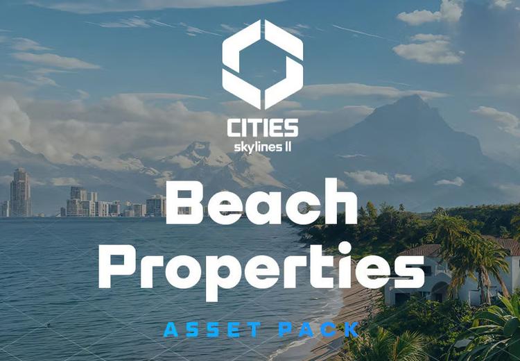 Cities: Skylines II - Beach Properties DLC RoW ستيم كود رقمي