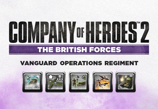 Company Of Heroes 2 - British Commander: Vanguard Operations Regiment DLC ستيم كود رقمي