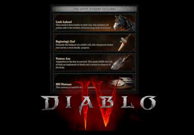 Diablo 4 - Crypt Hunter Pack DLC اكسبوكس 1 / إكس بوكس سيريس X|S كود رقمي