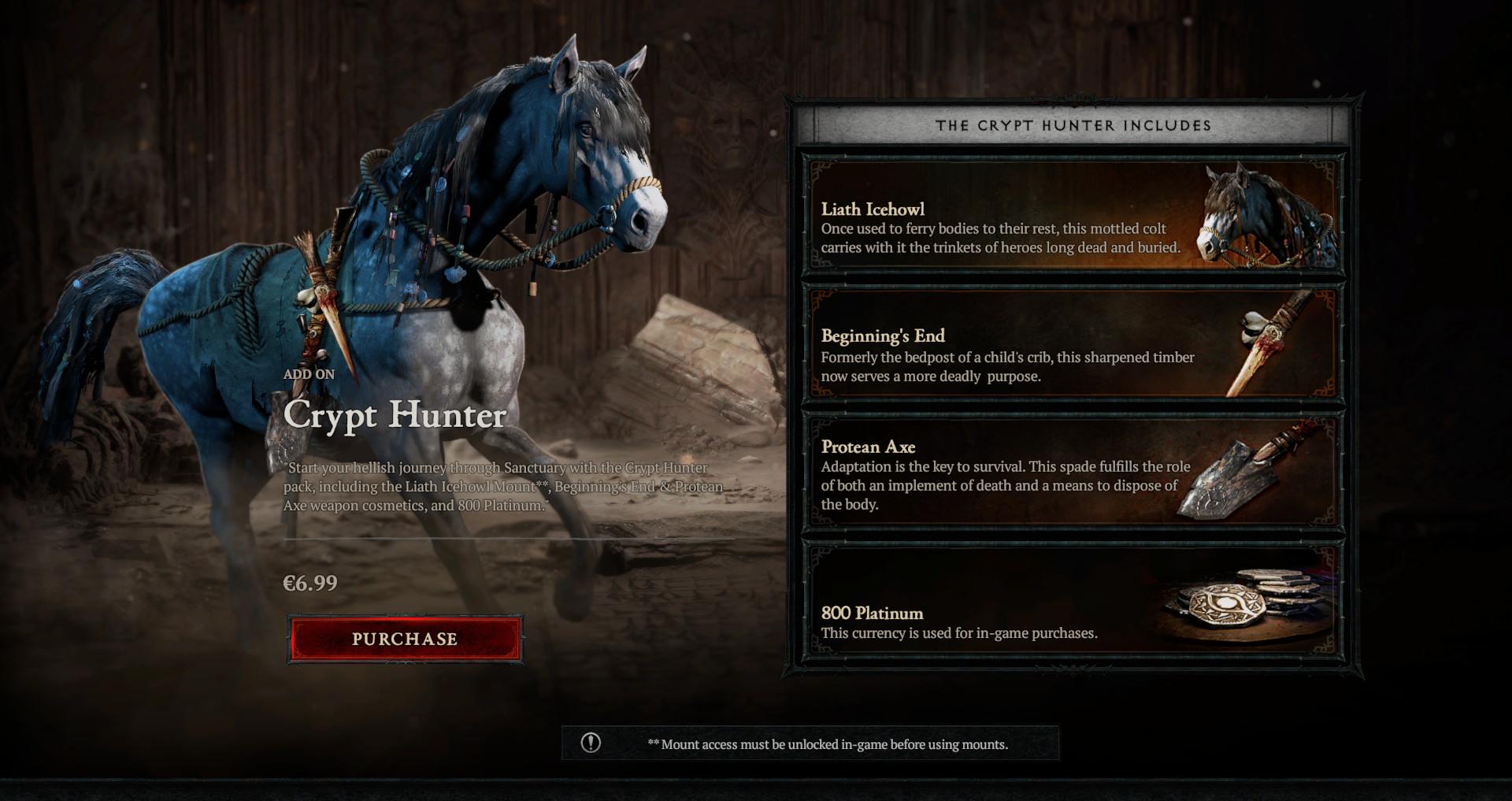 Screen Shot image 0 Diablo 4 - Crypt Hunter Pack DLC اكسبوكس 1 / إكس بوكس سيريس X|S كود رقمي