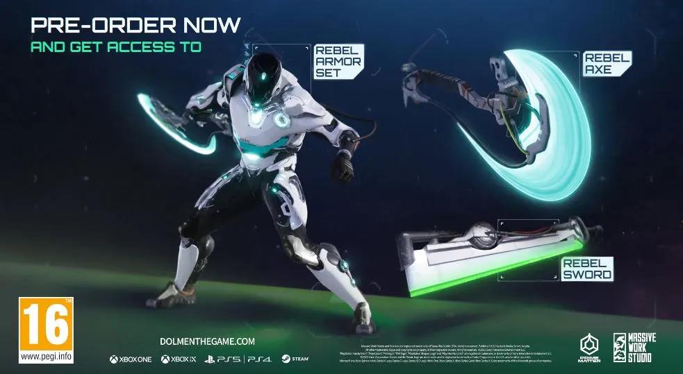 Screen Shot image 0 Dolmen - Rebel Set DLC اوروبي بلايستيشن 5 كود رقمي