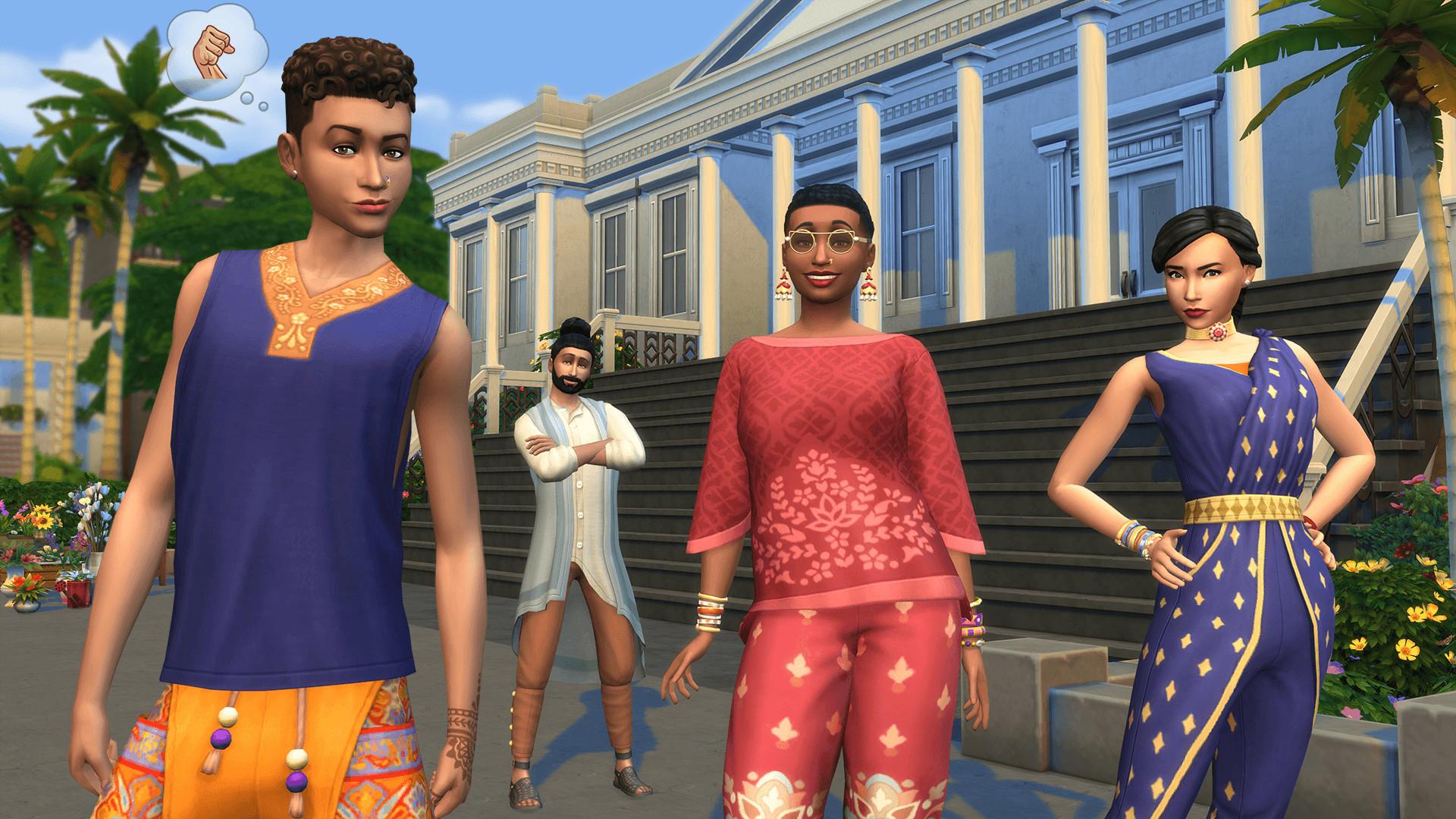 Screen Shot image 0 The Sims 4 - Fashion Street Kit DLC بي سي EA App كود رقمي