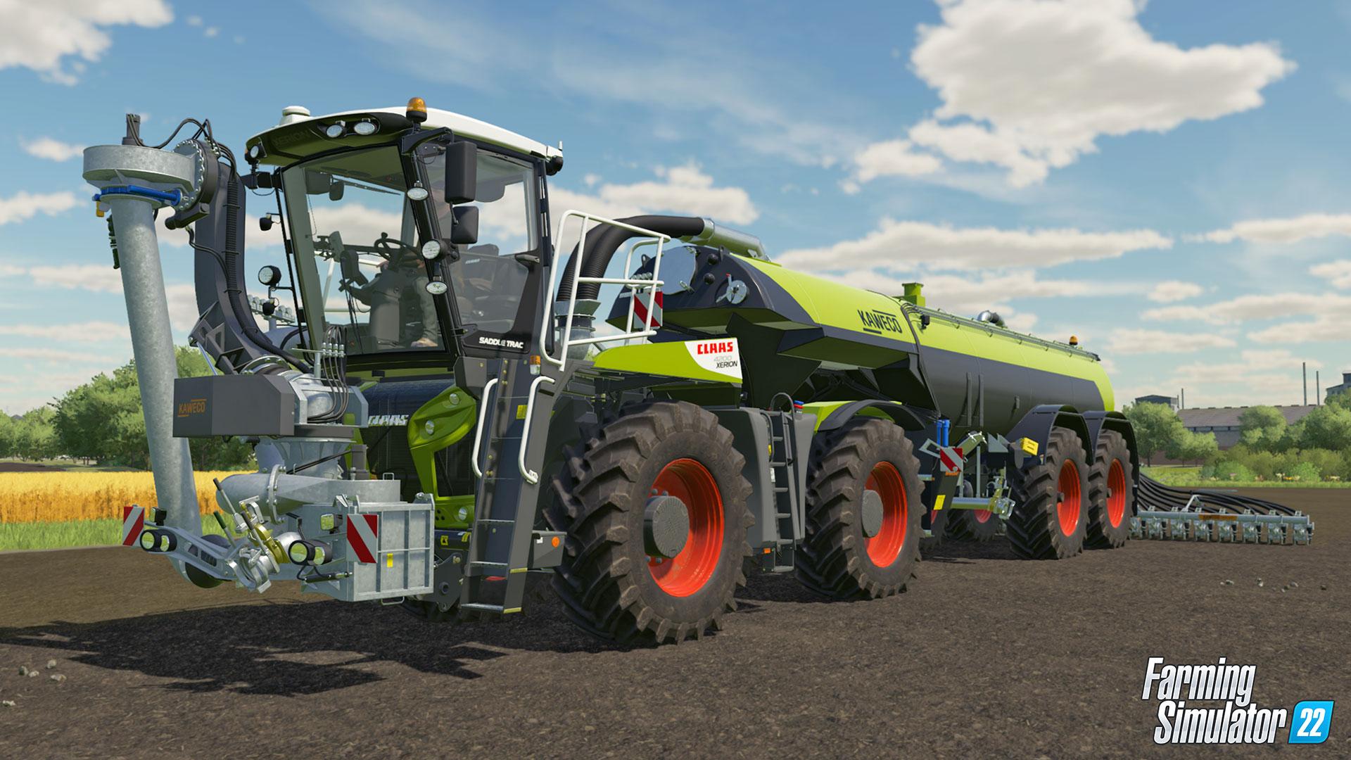 Farming Simulator 22 - CLAAS XERION SADDLE TRAC Pack DLC بي سي رابط هديه ستيم