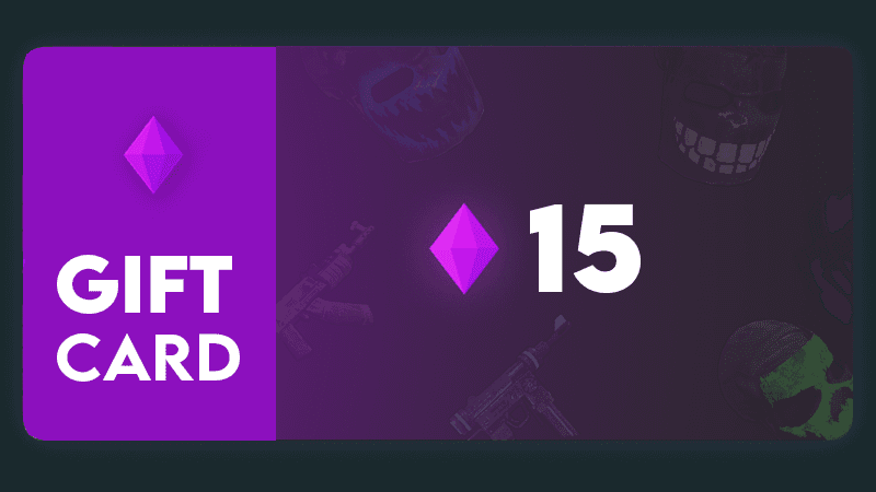 Rust Clash 15 USD هدية بطاقة