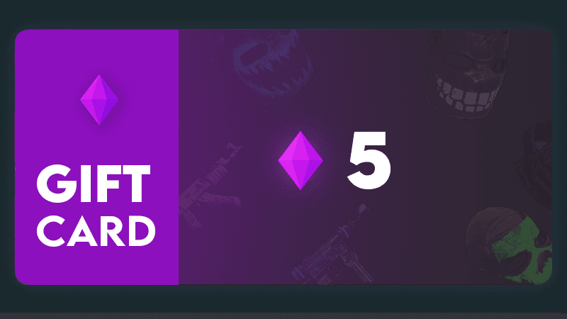 Rust Clash 5 USD هدية بطاقة