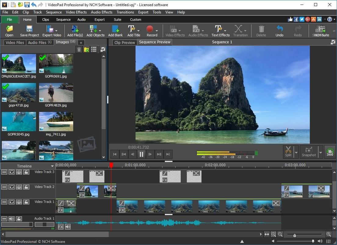 Screen Shot image 0 NCH: VideoPad Video Editor Professional 8 For ويندوز مفتاح (مدى الحياة / 1 بي سي)