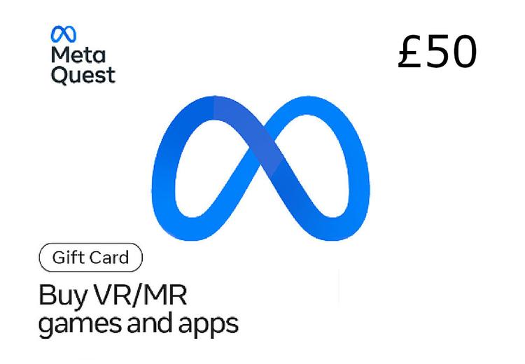 ميتا كويست £50 هدية بطاقة بريطاني