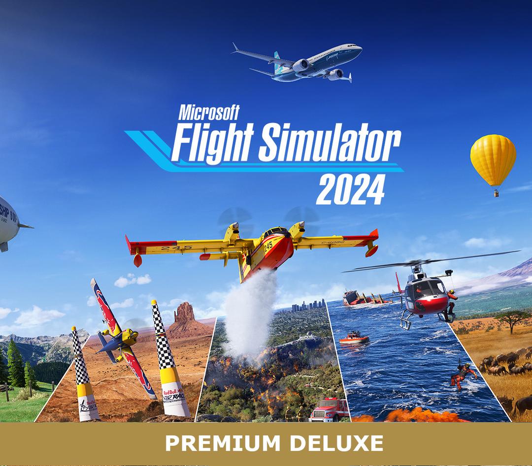 Microsoft Flight Simulator 2024 بريميوم اصدار الديلوكس بي سي ستيم كود رقمي