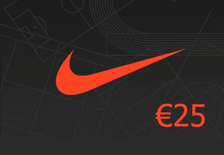 Nike €25 هدية بطاقة IT